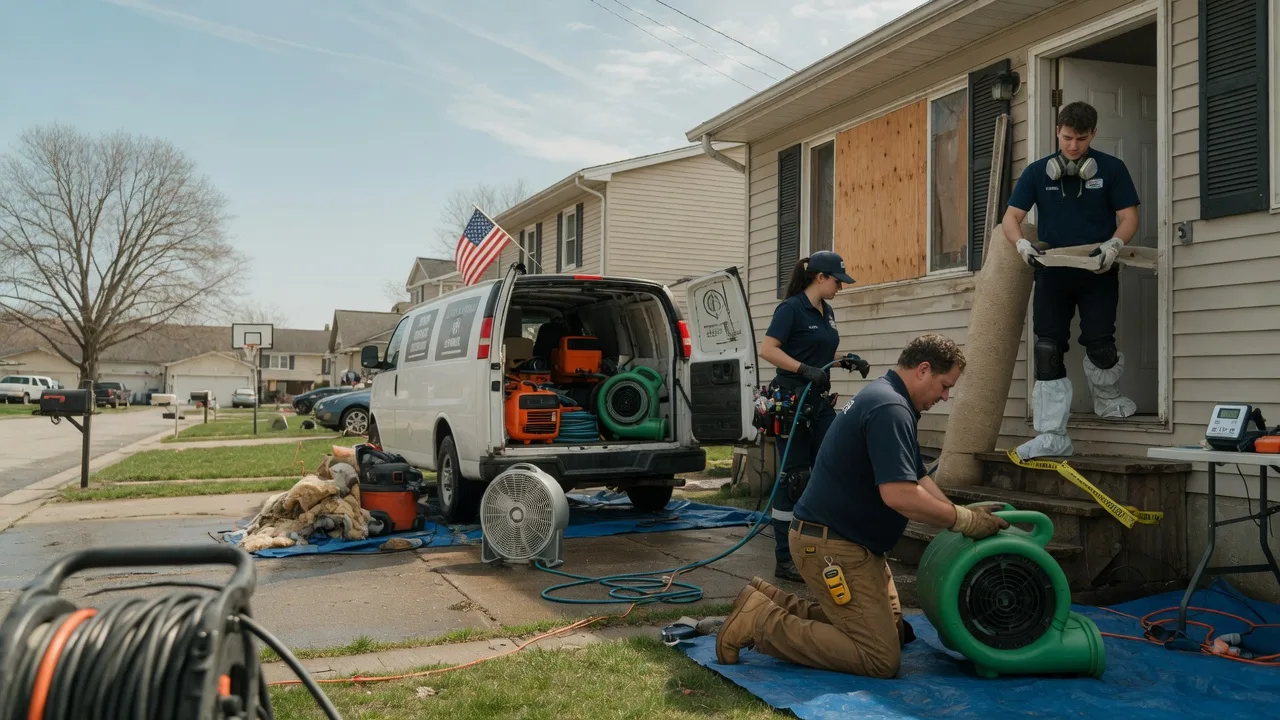 Water Damage Restoration in Linden, WI near me